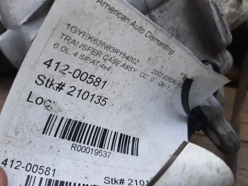 Estuche de transferencia Opt NR3 03-06 CADILLAC ESCALADE 24232827 Foto 3 de 4