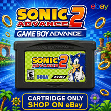 Game Boy Advance Sonic Advance 2 Nintendo GBA 2003~ Cartridge only, TESTED