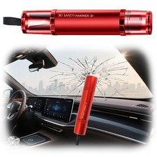 Nothammer Auto mit Gurtschneider,2 In 1 Gurtschneider Notfallhammer, Multifunkti