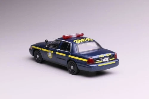 596 1:64 Blue Ford CV CROWN VICTORIA NYSP New York State Police Diecast Model - Picture 2 of 4
