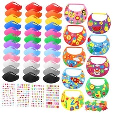 DIY Foam Visors for Outdoor Activities - Summer Party Crafts - 152 Pcs