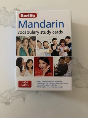 Berlitz  Complete Vocabulary/ Language Study 1000 Flash Cards Mandarin Chinese