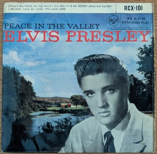 Elvis Presley - Peace In The Valley (RCA RCX-101, 7" EP)