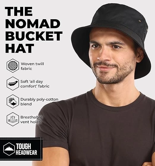 Sombrero de cubo de verano para mujer - Sombrero de pescador - Sombreros de cubo de playa para hombre - Mujer Foto 3 de 4