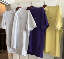 3 Men's Assorted Lacoste Polos Size 8