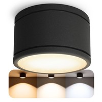 CELI-WX Bad Aufbaustrahler IP44 Spot Led GX53 Dimmbar 6W 3CCT Warm Neutral Kalt
