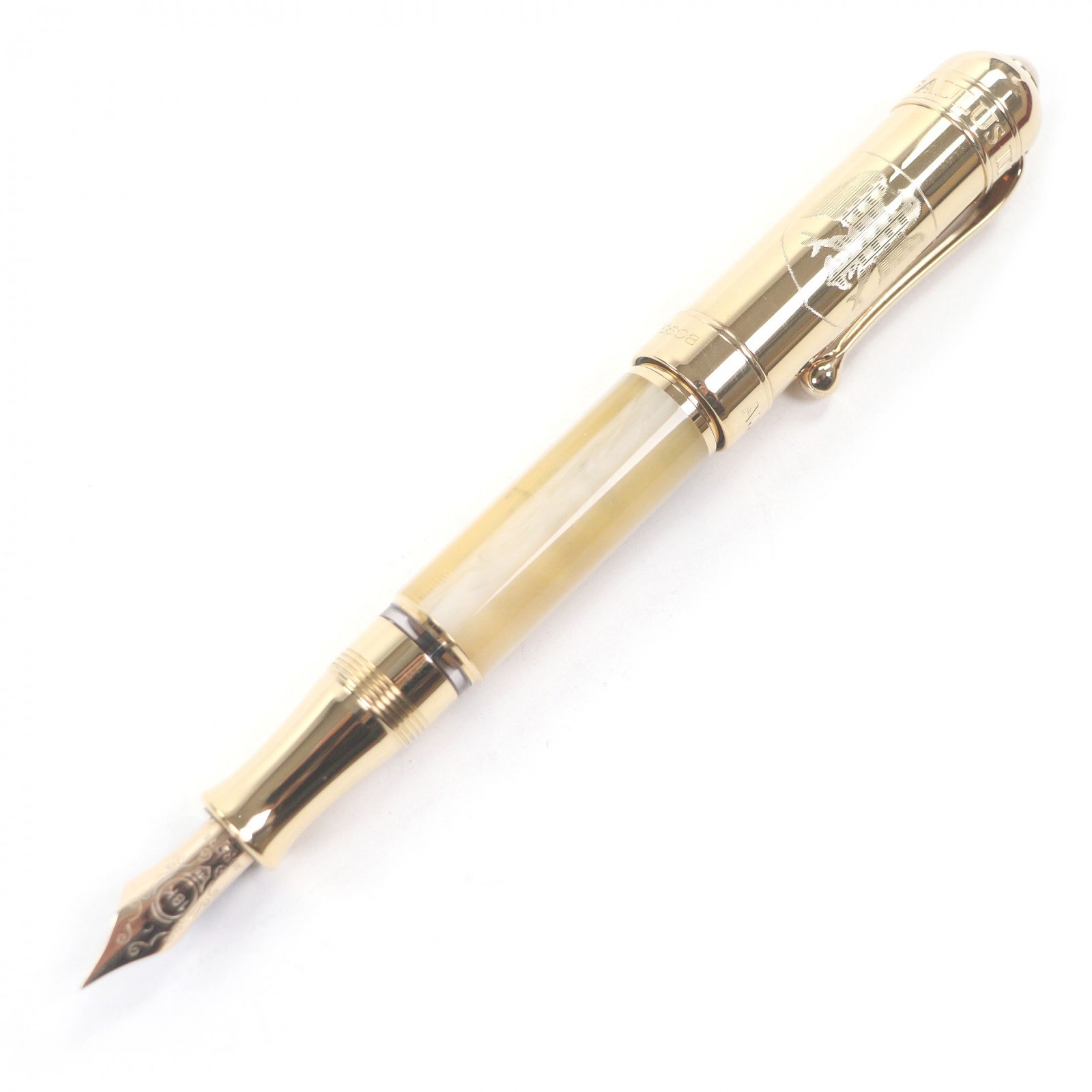 Excellent AURORA  fountain pen Pope Limited Edition 2004, 1919 pieces gold