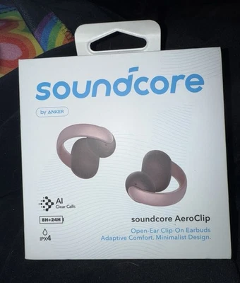 Anker AeroClip Open-Ear Cip-On Earbud Headphones