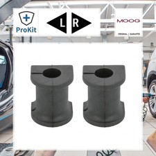 2x ORIGINAL® Moog Lagerbuchse, Stabilisator Hinten, Links, Rechts für VW CADDY