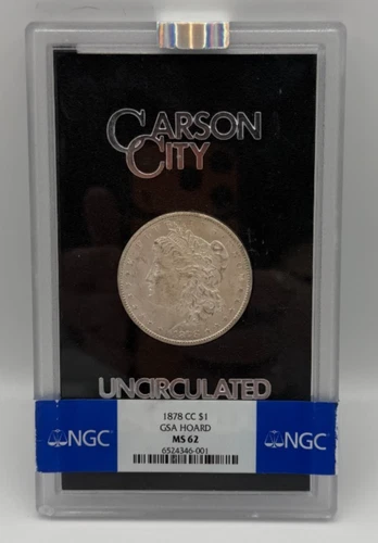 Morgan $1 1878 NGC MS 62