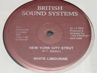 White Limousine~New York City Strut~ British Sound System 12''  Funk Soul Boogie