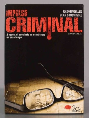 DVD. IMPULSO CRIMINAL. WELLES.                                   