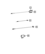 Genuine Mopar Exhaust Temperature Sensor 68085774AB