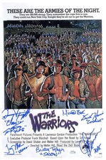 The Warriors Cast Signed 12x18 Poster Photo Exact Proof ACOA