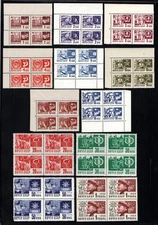 USSR- Scott 3470-81 definitives engraved blocks of 4