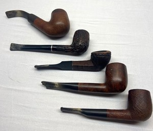 Vintage Smoking Pipes Lot Tobacco Village Duncan Hill Aerosphere Seville Brier 