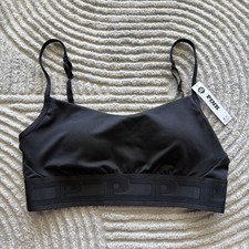 Victoria Secret PINK Ultimate Scoop Lightly Lined Sports Bra Small Pure Black