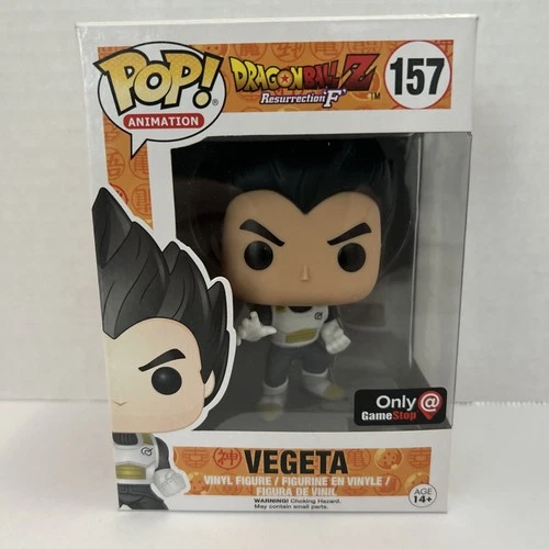 Funko Pop! Resurrection F, Dragon Ball Z / Super #157 Vegeta GameStop Exclusive