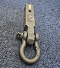 CURT D-Ring Shackle Mount Trailer Hitch 13,000 lbs Fits 2 Inch Receiver 45832