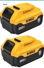 2 Pack DEWALT DCB205-2 20V Max XR 5.0Ah Lithium-Ion Batteries NEW
