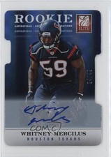 2012 Elite Aspirations Die-Cut Signatures 24/49 Whitney Mercilus #125 Auto 0hx6