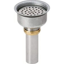 Elkay LKPDVR18B Perfect Drain Vandal-Resistant Chrome Brass Strainer Tailpiece
