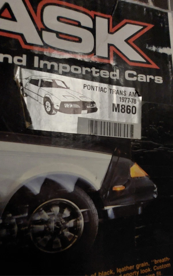 (NOS) 1977 1978 Pontiac Firebird Trans Am Covercraft Car Mask M860 #2098 Bug Bra - Image 2 of 3