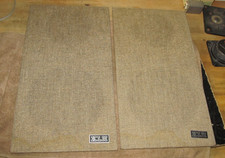 Pair Original Vintage KLH Speaker Grills With...