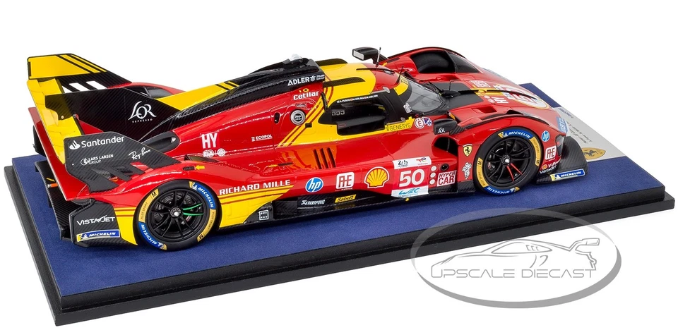 Looksmart 1/18 Ferrari 499P #50 Le Mans 24 hour 2024 Winner NEW LS18LM048 - Image 2 of 4