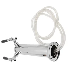 Stainless Steel Dual Taps Kegerator Tower Kegerator Draft Beer Tower For Home