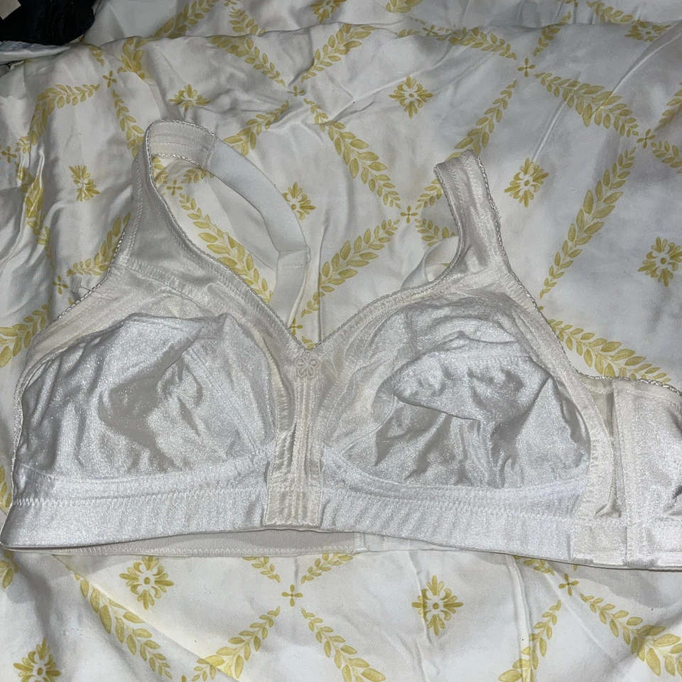 Sujetador Camiseta Underscore RN 93677 Blanco Nylon Inalámbrico Talla 36B Foto 2 de 4