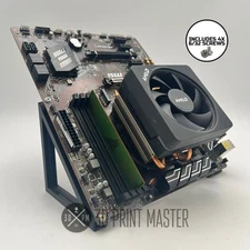 Basic Motherboard Stand for CPU Crypto Mining + Screws | 45° or 60°