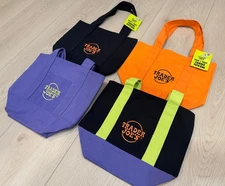 Trader Joe's Mini Halloween Canvas Tote Bag Set Of 4