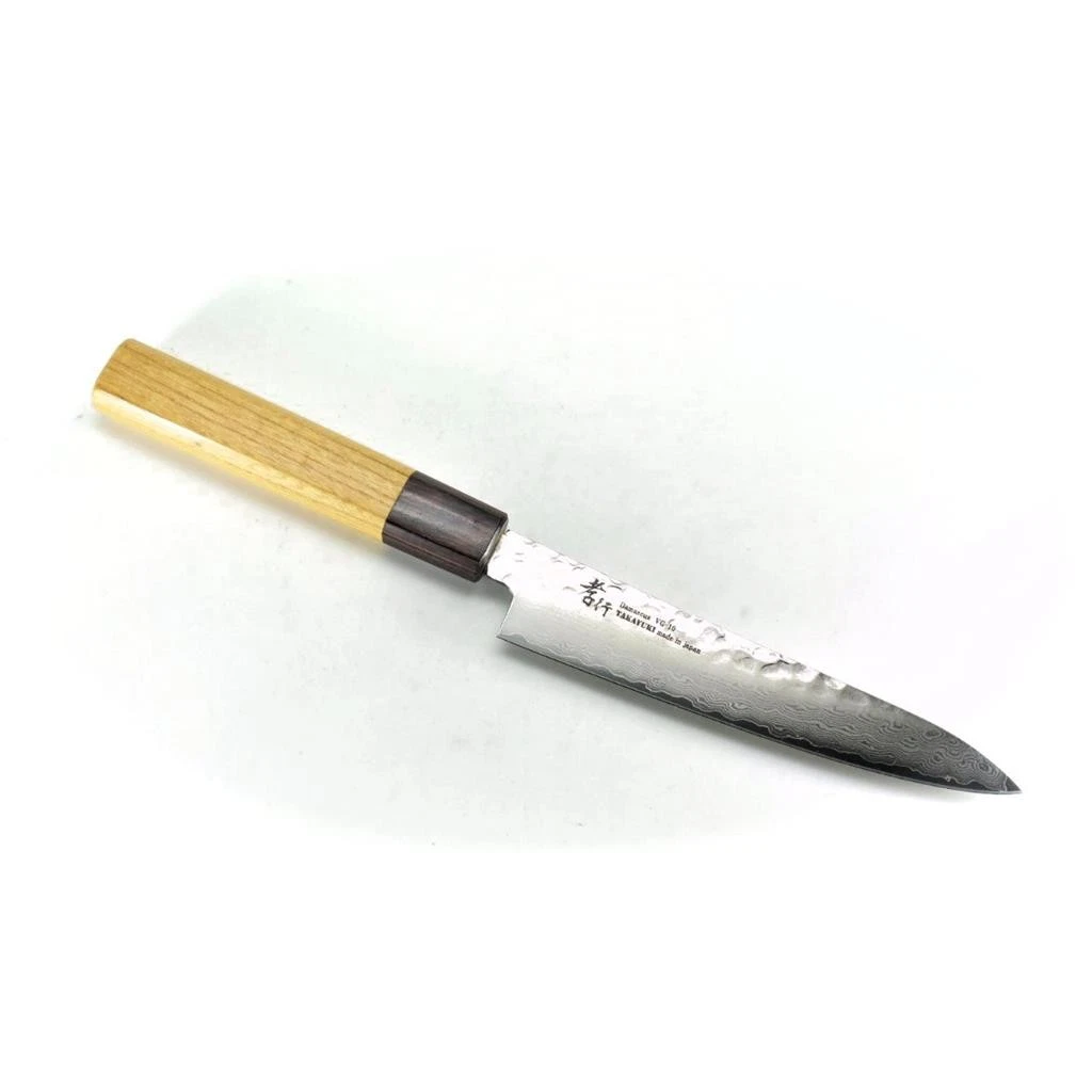 Sakai Takayuki/33 Layers Hammered Damascus Paring/Petty Knife Zelkova Handle
Opens in a new window o
