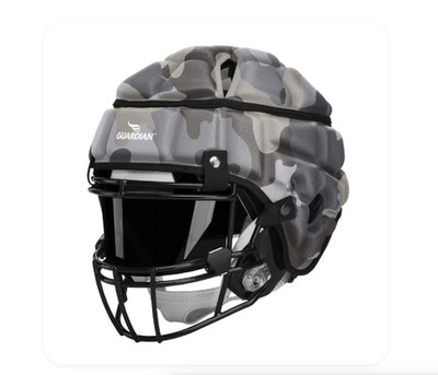 Guardian Football Soft Helmet Cap New Padded Cover Camo