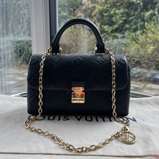 Louis Vuitton Nano Madeleine Schwarz Neuwertig