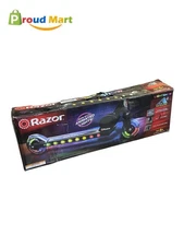 Razor Kids Kick Scooter Adjustable LED Lights Folding Beginner Black A 2 G30