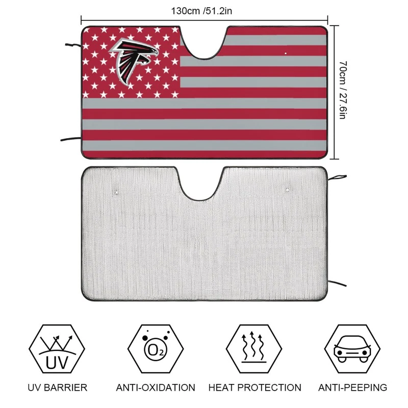 Atlanta Falcons Car Windshield Sunshade Car Front Window Windshield Protection