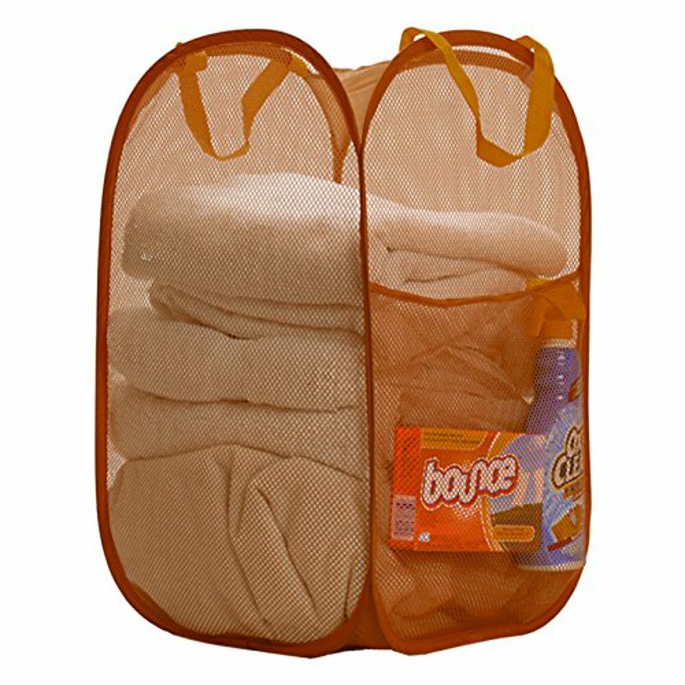 Pop Up Laundry Bag Mesh Foldable Washing Basket Bin Hamper Cloth Toy