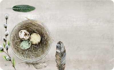Frühstücksbrettchen Frühstücksbrett 23,5 x 14,5 cm Eggs And Feathers IHR