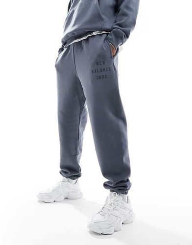New Balance Iconic Collegiate Fleece Jogger - Grey - Large - BNWT