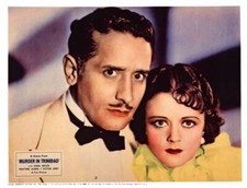 Murder In Trinidad Us Lobby Card Victor Jory Heather Angel Film Star Old Photo