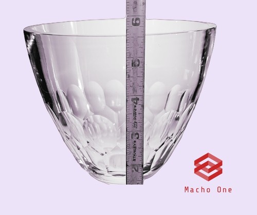 Vera Wang Lead Crystal Tapered Bowl Vase - Picture 4 of 5