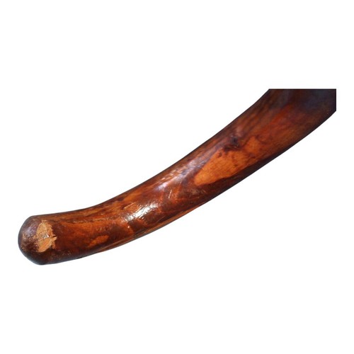 Hand Carved Folk Art Style Wooden Walking Stick Vintage Prop Costume Decor - Picture 4 of 8
