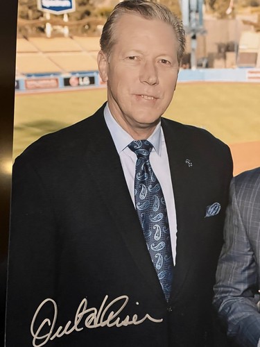 Orel Hershiser/ Joe Davis/ Nomar Garciaparra Signed Picture LA Dodgers BECKETT - Picture 4 of 5