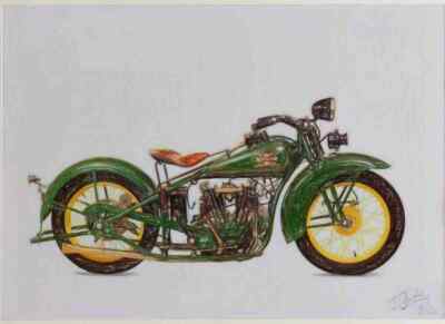 A3 Foto Limited Edition Excelsior SuperX 1930