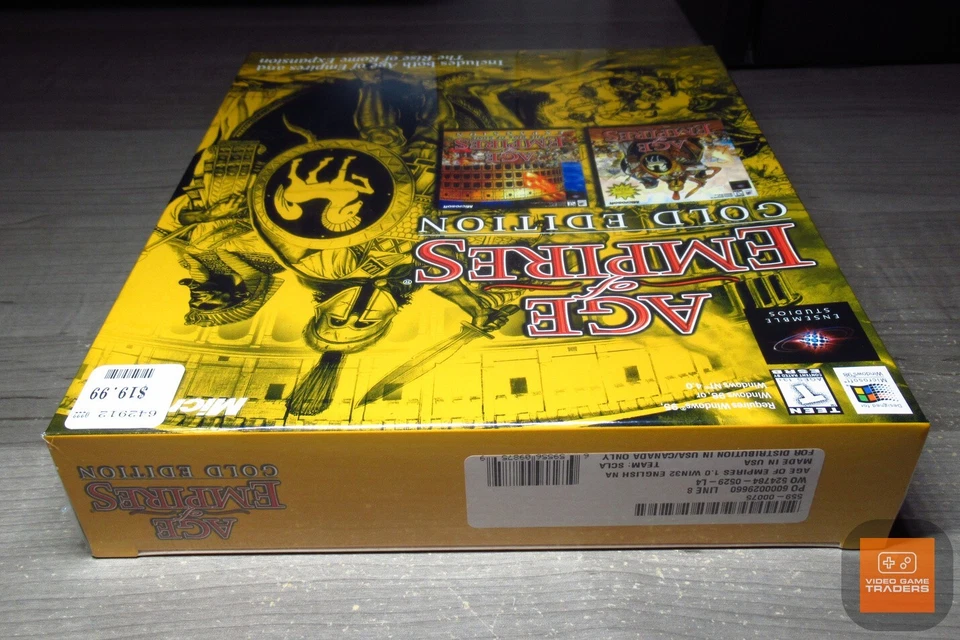 Age of Empires: Gold Edition BIG BOX PC 2000 FACTORY SEALED! - RARE! - Image 4 of 4