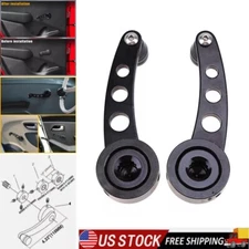 2PCS Aluminum Manual Window Crank Handle Winders Car Truck Glass Door Universal