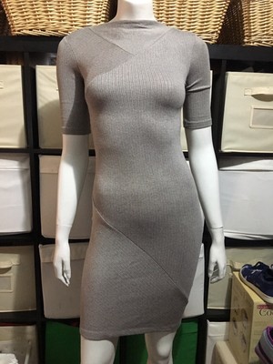 h&m grey bodycon dress