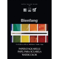 Bienfang Ph Neutral Student Grade 9 By 12-inch Watercolor Paper Pad, 15 Sheets, Bienfang Ph Neutral Student Grade 9 By 12-inch Watercolor Paper Pad, 15 Sheets,